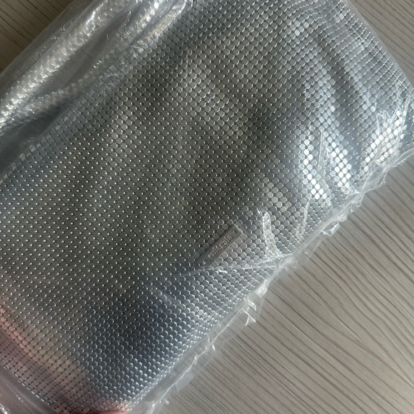 Cult Gaia nano Hera rhinestone chain mesh shoulder bag - silver - Picture 5 of 7